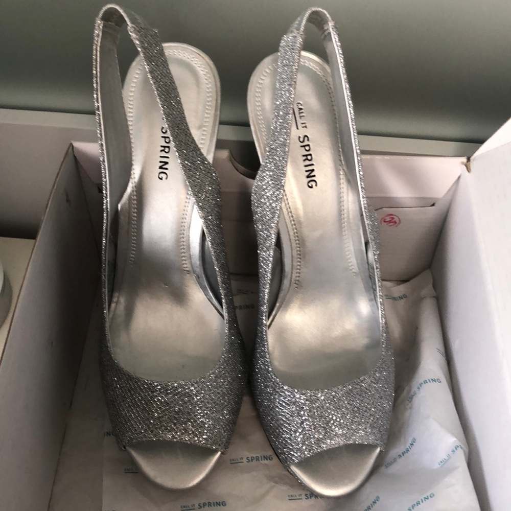 Call It Spring Silver Women's Shoes - Picture 8 of 8